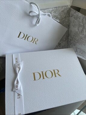 Dior Large Gift Box and shopping bag